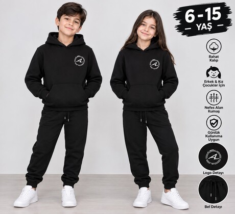 Alkan - 5-18 Yaş Erkek-Kız Çocuk Eşofman Takımı