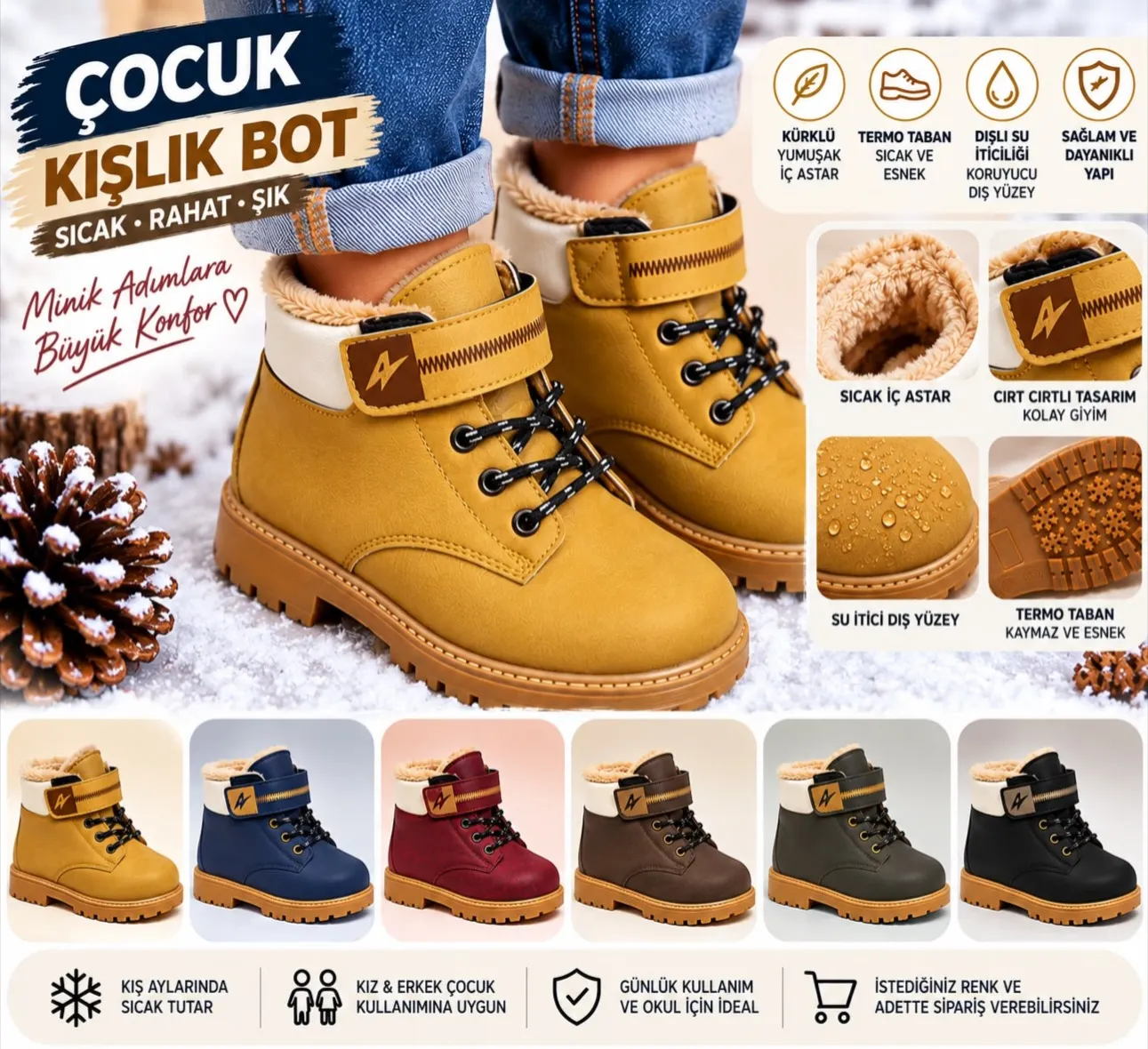 Toptan Çocuk Botları