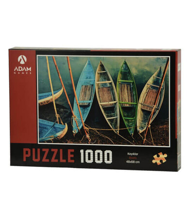 Adam Games Kayıklar 1000 Parça Puzzle - Thumbnail