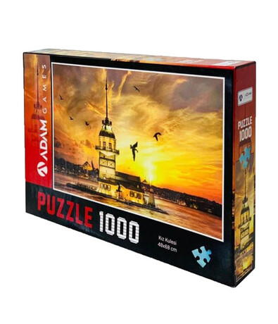 Adam Games Kız Kulesi Temalı 1000 Parça Puzzle - Thumbnail