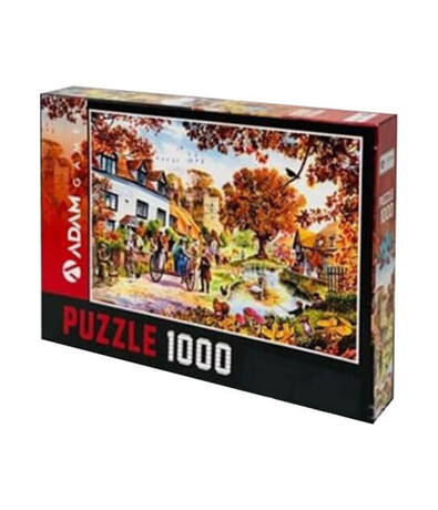 Adam Games Köyde Sonbahar 1000'lik Puzzle - Thumbnail