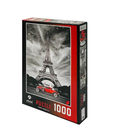 Adam Games Paris 1000 Parça Puzzle 48 x 68 cm - Thumbnail